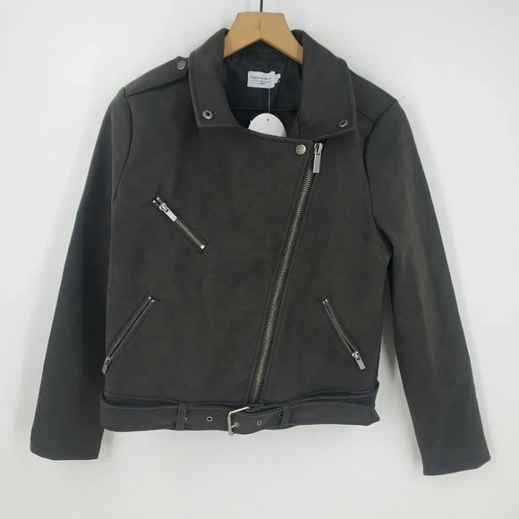 Vanessa Moe x NA:KD Moto Jacket Vegan Leather NWT - Picture 1 of 12